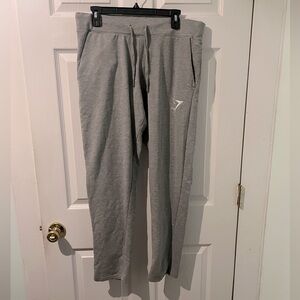 Gymshark grey sweatpants excellent condition size Large